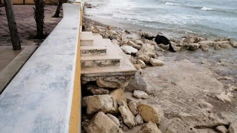 Aumento de erosión en Playa del Carmen preocupa a empresarios