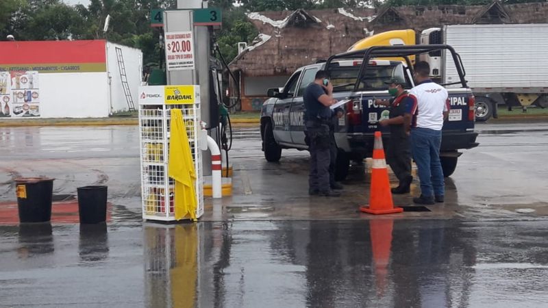 Reportan violento asalto a una gasolinera en Felipe Carrillo Puerto