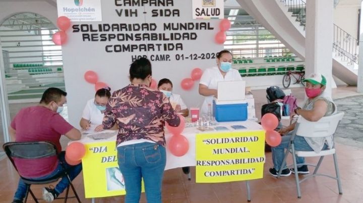 Realizan campaña contra el VIH-SIDA en el municipio de Hopelchén