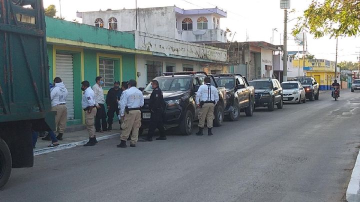 Movilización policiaca por disputa de un predio en Tizimín