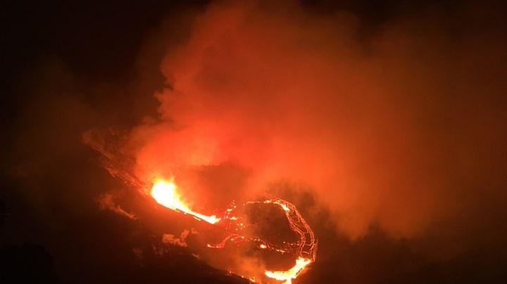 Así se vio la erupción del volcán Kilauea en Hawái
