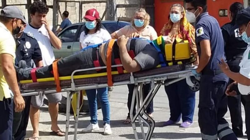 Motociclista resulta lesionado tras aparatoso accidente en Chetumal