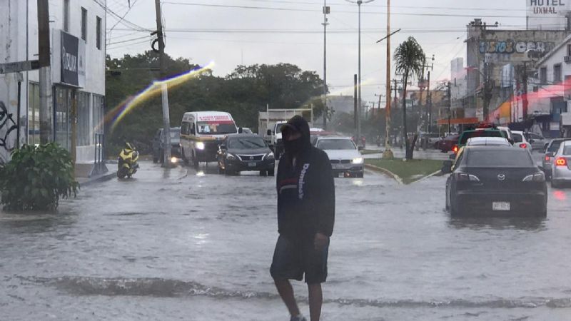Clima Cancún 28 de noviembre: Frente Frío Núm. 11 traerá fuertes lluvias para este lunes