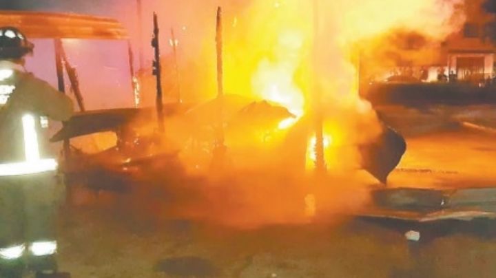 Tiran bomba molotov a un negocio por no pagar derecho de piso en Cancún
