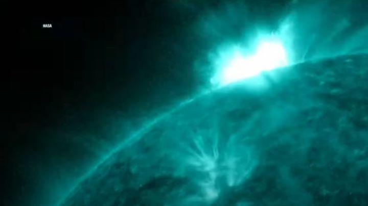 NASA capta espectacular explosión solar dirigida hacia la Tierra (Video)