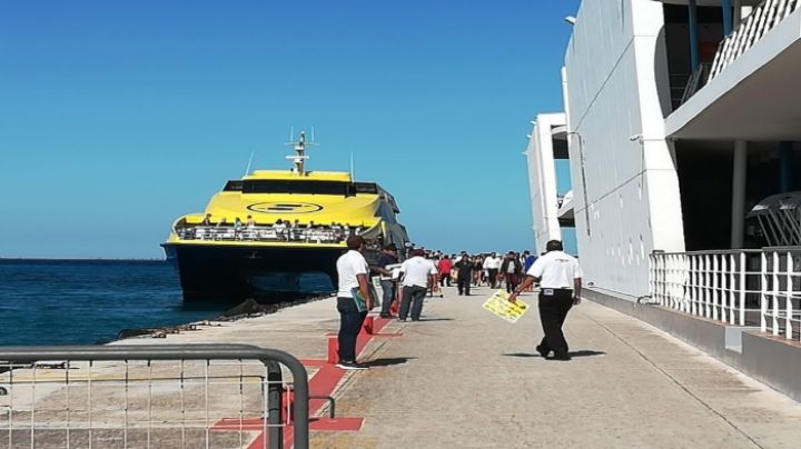 Disminuye el número de pasajeros en terminales marítimas de Cozumel