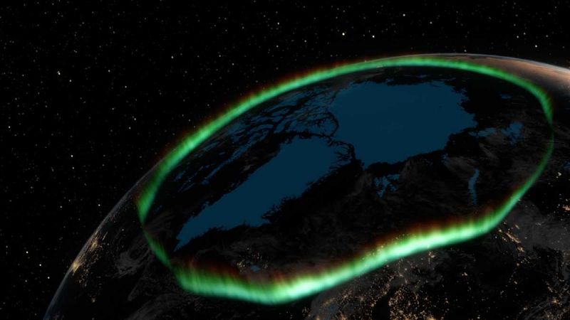 Cosmonauta ruso capta aurora boreal y...¿OVNIS?: VIDEO