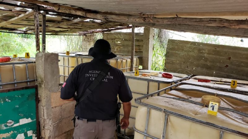 Aseguran tres toneladas de ‘huachicol’ en Yucatán