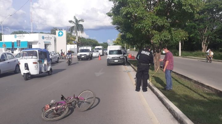 Ciclista gravemente herido tras percance en Mérida