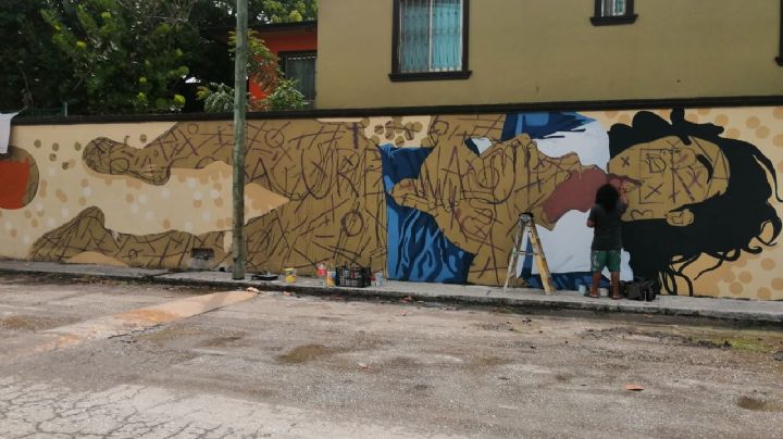 Buscan darle color a la Ciudad del Carmen con murales
