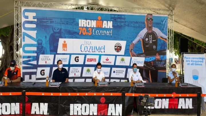 Más de mil atletas competirán en el Ironman 70.3 Cozumel