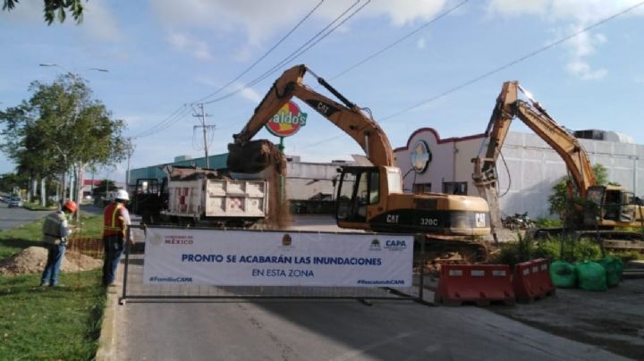 Inicia la ampliación del drenaje pluvial en la Avenida Constituyentes de Chetumal