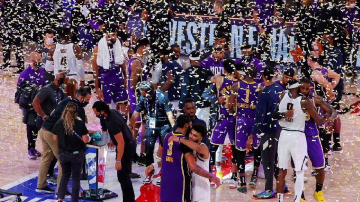 Lakers se corona campeón de la Conferencia Oeste de la NBA