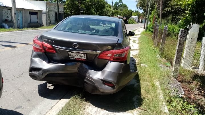 Mujer resulta lesionada en un accidente vial en Ciudad del Carmen