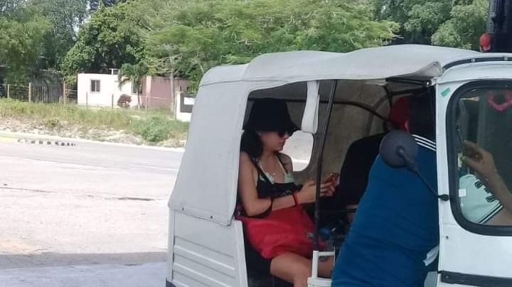 Decomisan mototaxi en la comunidad de Huay-Pix