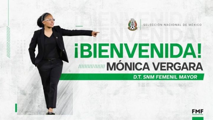 Presentan a Mónica Vergara como la nueva DT de la Selección Femenil Mexicana 