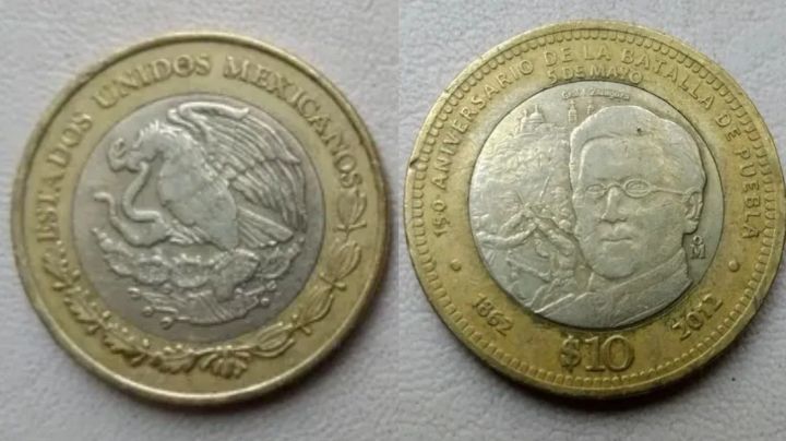 Moneda de 10 pesos mexicanos se cotiza en 25 mil pesos en internet