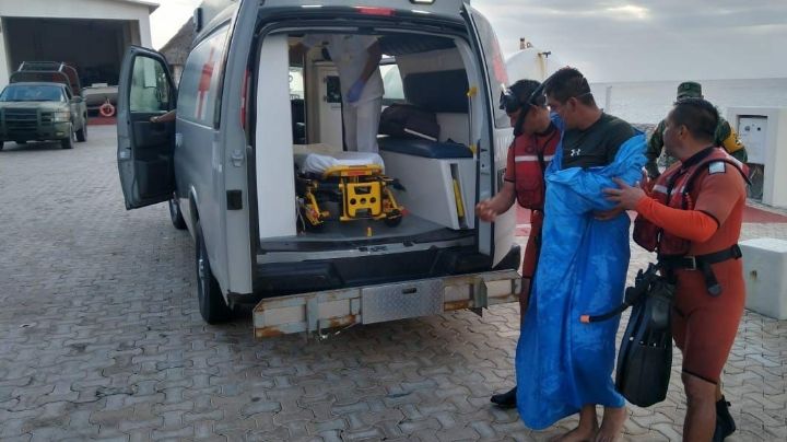 Rescatan a buzo perdido en playa de Cozumel