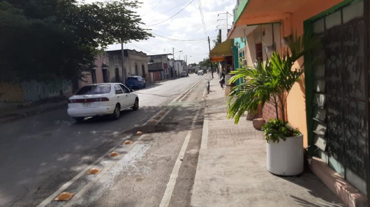 Critican construcción de ciclovía en el Centro de Mérida