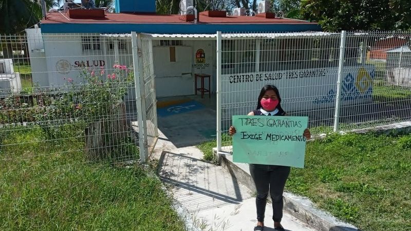 Habitantes de comunidades de Othón P. Blanco exigen surtir medicamentos