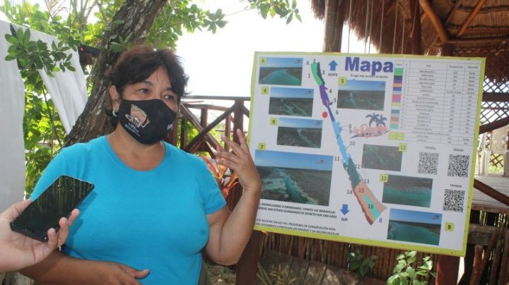Promueven conservación de estromatolitos en Los Rápidos de Bacalar