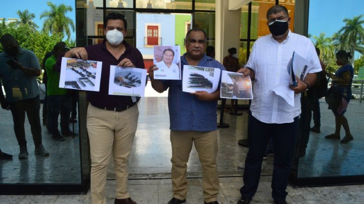 Trabajadores de Pemex piden destrabar denuncias contra líder sindical en Campeche
