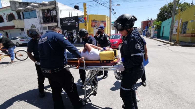 Chocan a marino y termina lesionado en Ciudad del Carmen