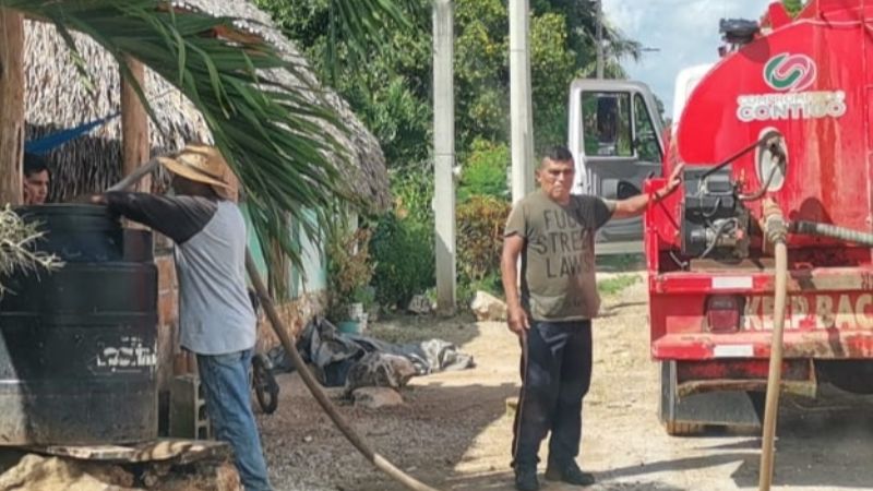 Poblado de Othón Pompeyo Blanco se queda sin agua por más de una semana