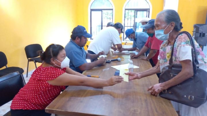 Ejidatarios del Núcleo Calkiní reciben pagos de indemnización por obras del Tren Maya