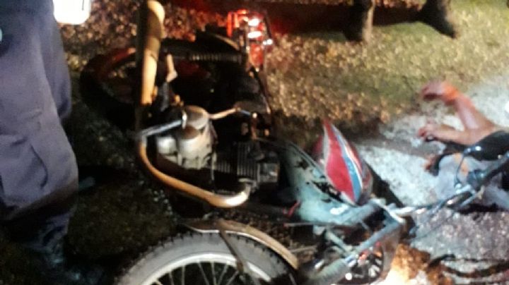 Motociclista derrapa y termina con graves lesiones en la entrada de Buctzotz, Yucatán