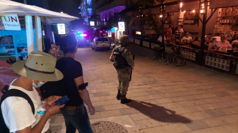 Ataque armado deja a un hombre herido en la zona turística de Playa del Carmen