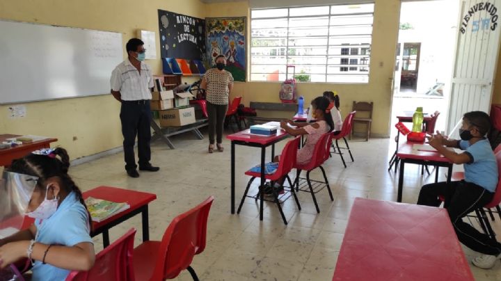 Campeche: 60% de los alumnos de primaria regresaron a clases presenciales