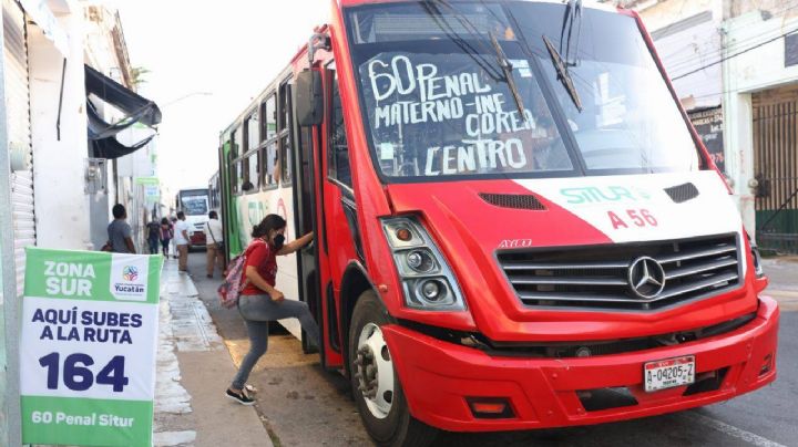 Segundo día de reubicación de paraderos en Mérida funcionan sin contratiempos, afirman