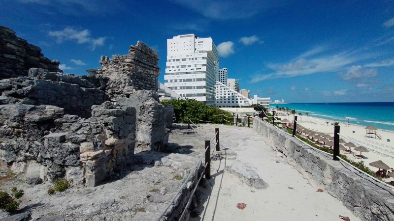 Templo del Alacrán en Cancún, zona arqueológica sin difusión turística del INAH