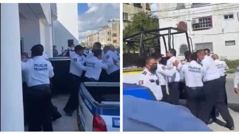 Suspenden a policías de Cancún tras presunto abuso de autoridad captado en video
