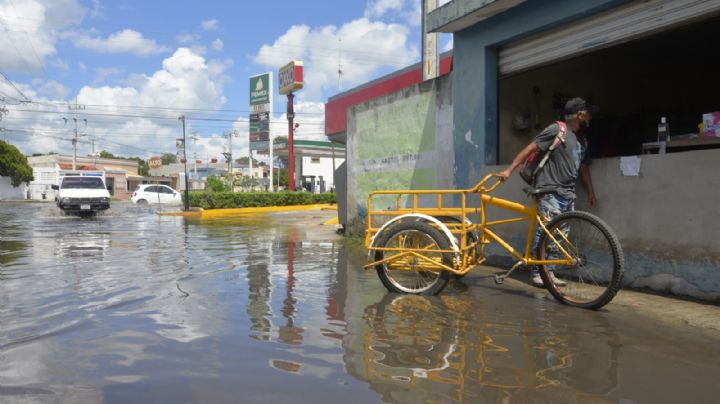 Advierten riesgo de inundaciones por fuertes lluvias y granizadas en Yucatán