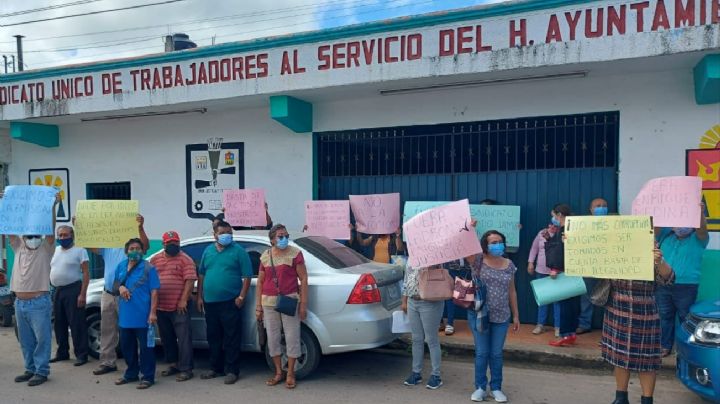 Trabajadores sindicalizados piden iniciar renovación de dirigencia en José María Morelos