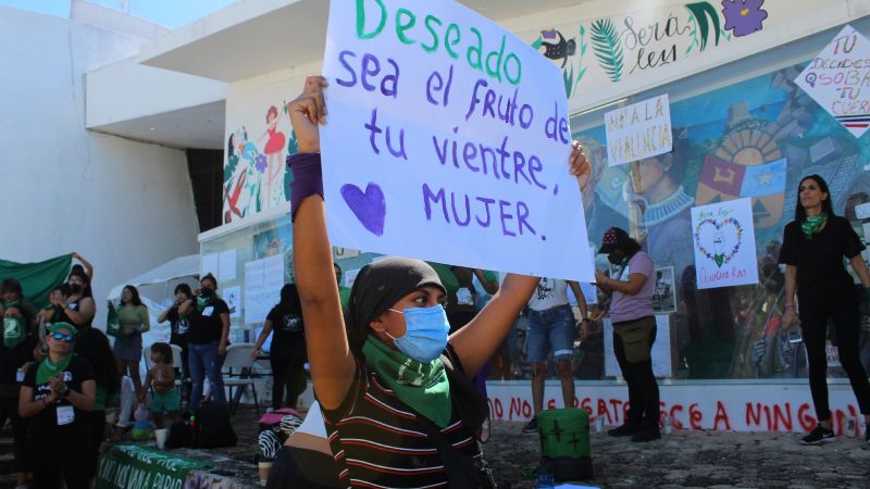 Feministas de Quintana Roo acusan que atraso en discusión sobre el aborto criminaliza a la mujer