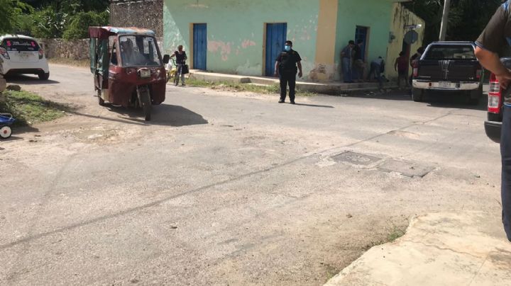 Automóvil se pasa un alto y arrolla a un niño de 10 años en Sotuta, Yucatán