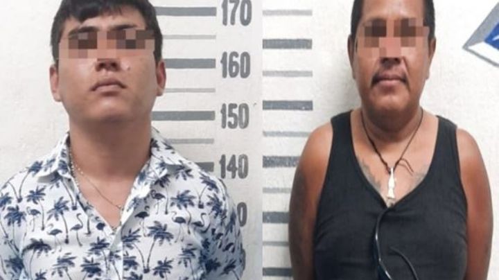 Capturan a dos hombres con droga sobre la carretera Playa del Carmen-El Tintal