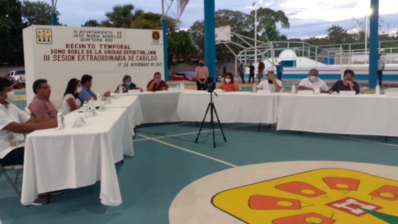 Aprueban iniciativa de Ley de Ingresos 2022 en el municipio de José María Morelos