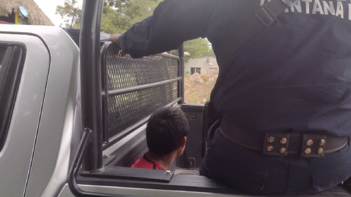 Taxistas detienen a presunto ladrón en Felipe Carrillo Puerto