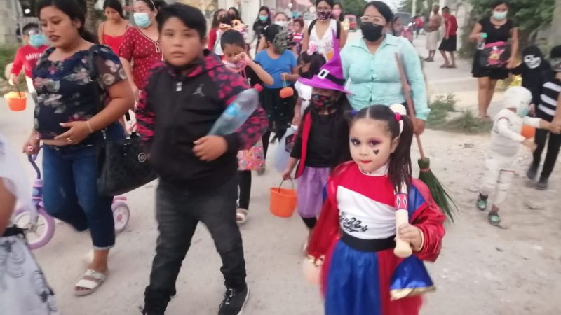 Halloween sustituye al Hanal Pixán en Chelem ante la presencia de extranjeros