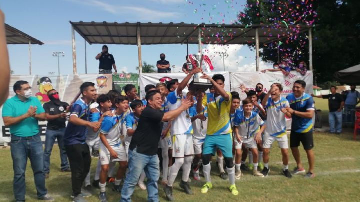 Selección de Quintana Roo se cuelga la medalla de oro en el Campeonato Nacional de Futbol Sub-13