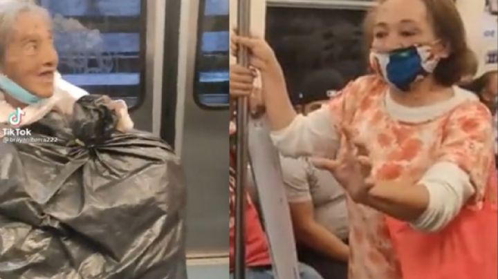 Mujer 'exorciza' a una abuelita en un vagón del metro de la CDMX: VIDEO