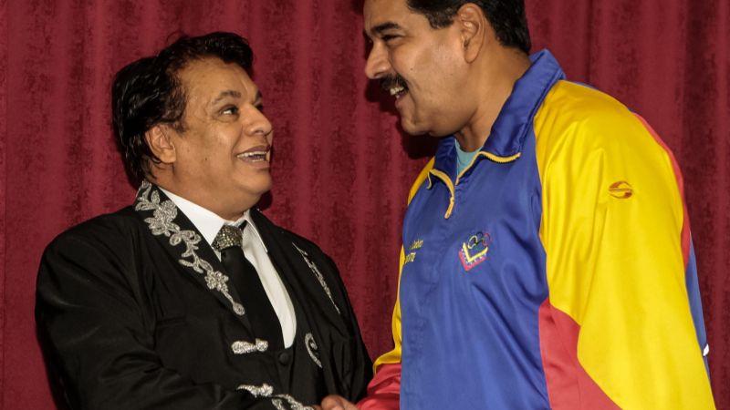 ¿Qué otros artistas mexicanos han cantado para Nicolás Maduro?