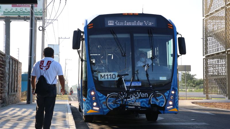 Yucatecos gastan mil 720 pesos mensuales en transporte: Inegi