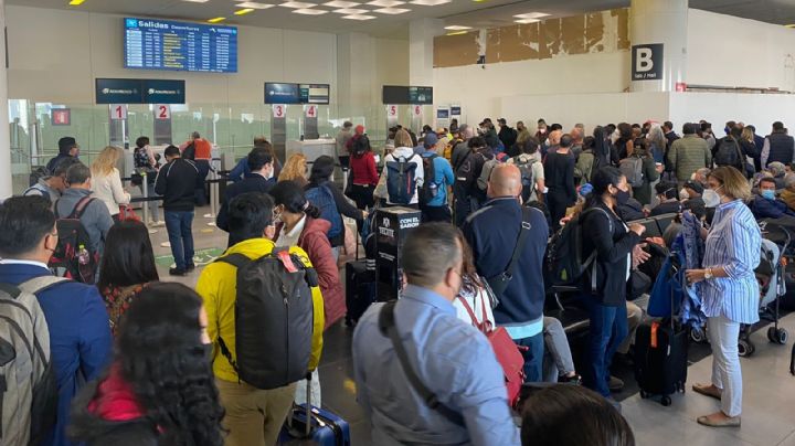Aeroméxico reporta demora en vuelos desde la CDMX, pasajeros a Mérida se quedan varados