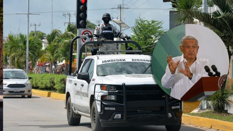 AMLO y sus apoyos en seguridad de Quintana Roo tras fallidas estrategias de Carlos Joaquín