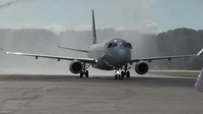 Aeropuerto de Chetumal recibe su primer vuelo directo desde Miami